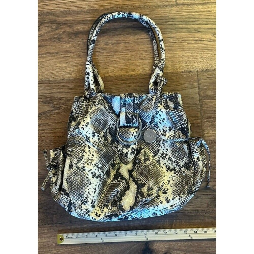 Chaps Python Purse Shoulder Snakeprint - image 5
